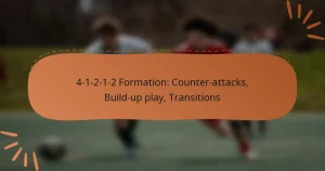 4-1-2-1-2 Formation: Counter-attacks, Build-up play, Transitions