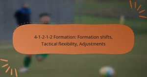 4-1-2-1-2 Formation: Formation shifts, Tactical flexibility, Adjustments