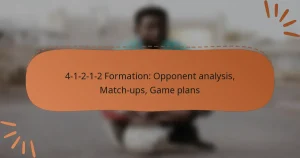 4-1-2-1-2 Formation: Opponent analysis, Match-ups, Game plans