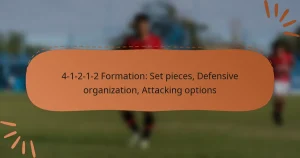 4-1-2-1-2 Formation: Set pieces, Defensive organization, Attacking options