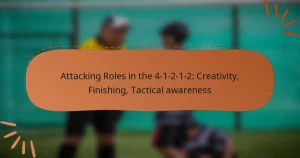 Attacking Roles in the 4-1-2-1-2: Creativity, Finishing, Tactical awareness